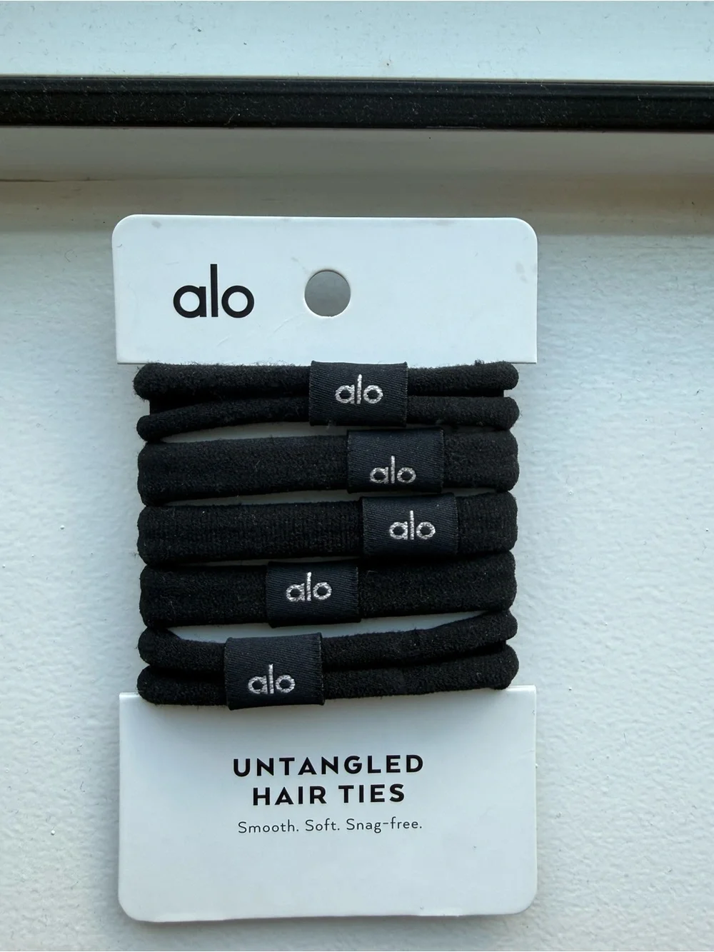 ALO Yoga Black Untangled Hair Ties